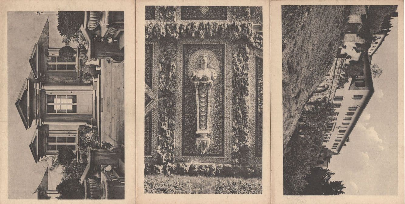 Fiesole Villa Le Balze 3x Old Florence Italian Postcard ss