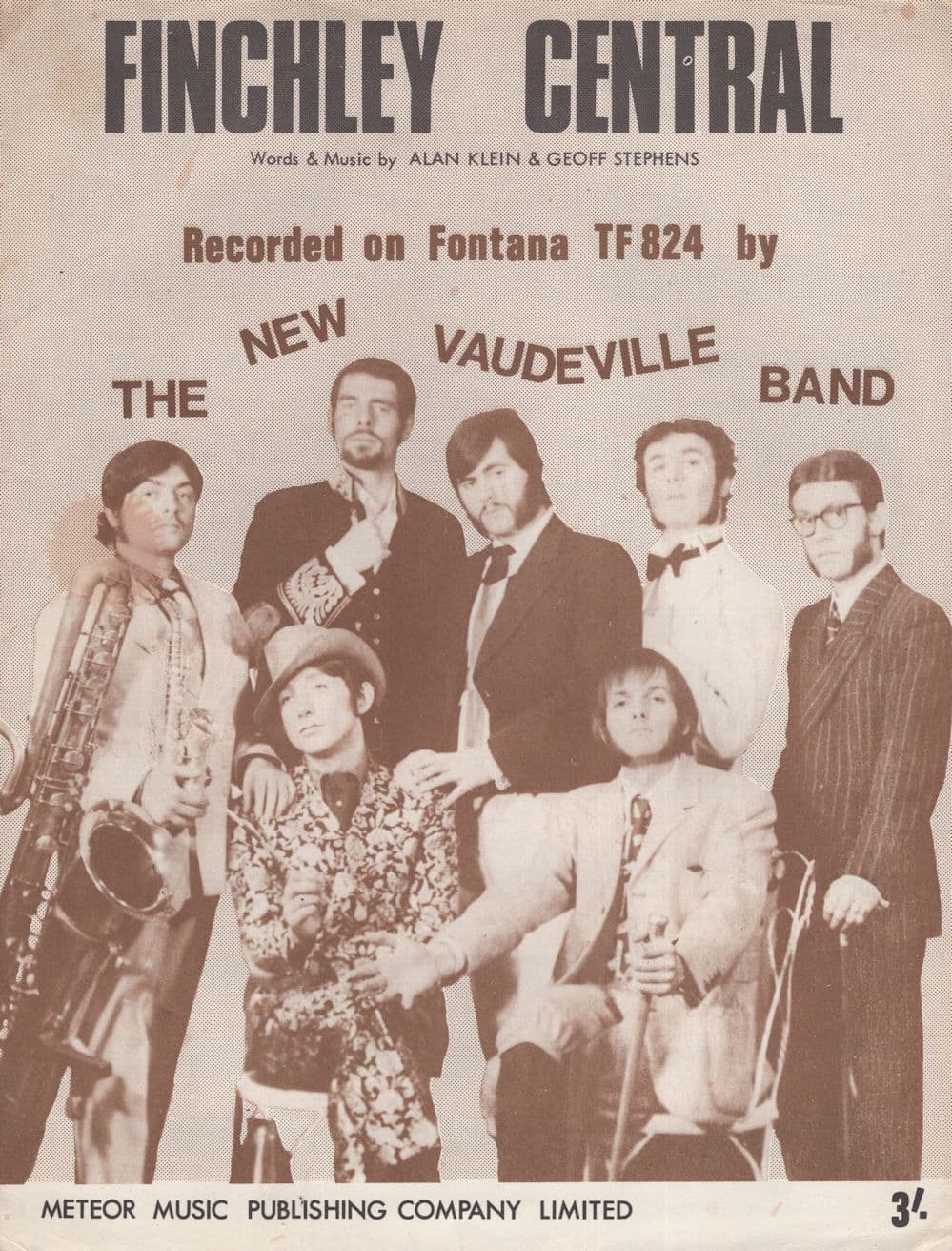 Finchley Central The New Vaudeville Band Sheet Music