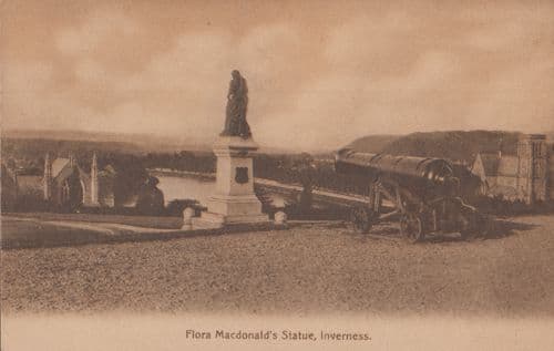 Fiona MacDonald s Statue Inverness Jacobite Revolution Vintage Postcard