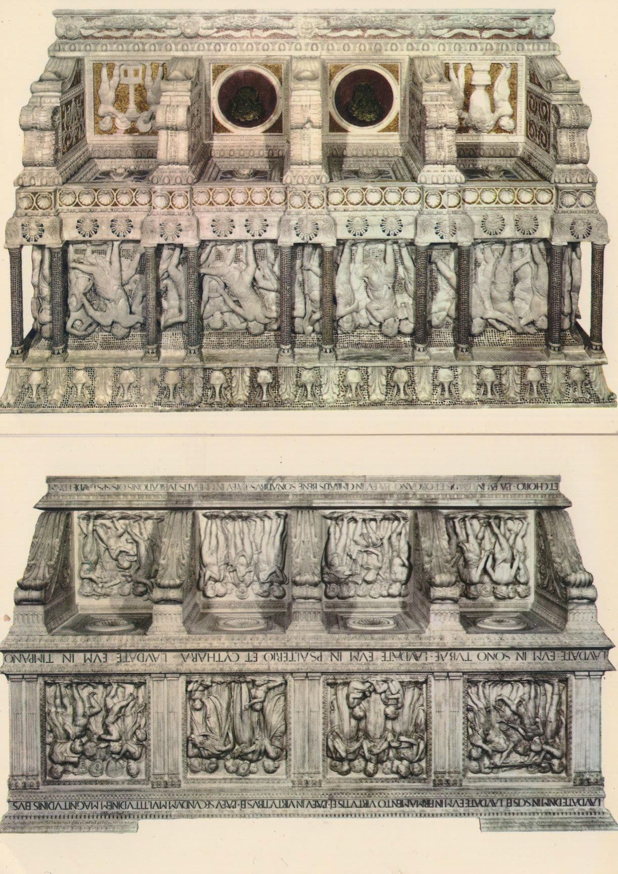 Firenze Choir Museo Di St Mario Del Flora Italian Art 2x Postcard s