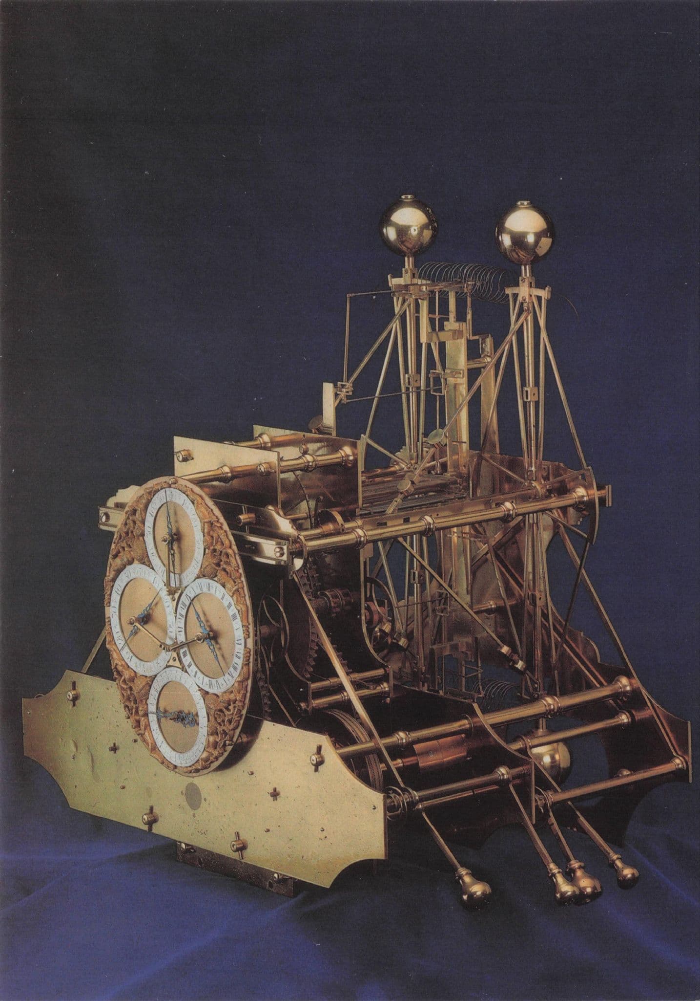 First Marine Antique Ship Timekeeper Clock John Harrison Postcard