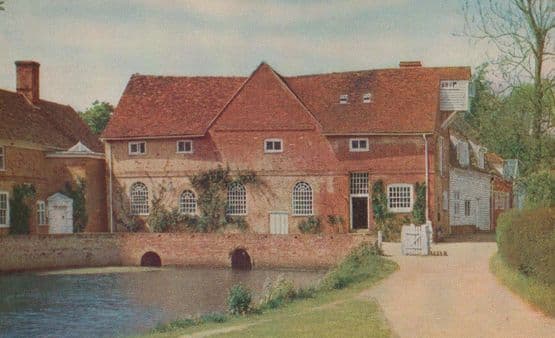 Flatford Mill Suffolk 4x 1970s Postcard