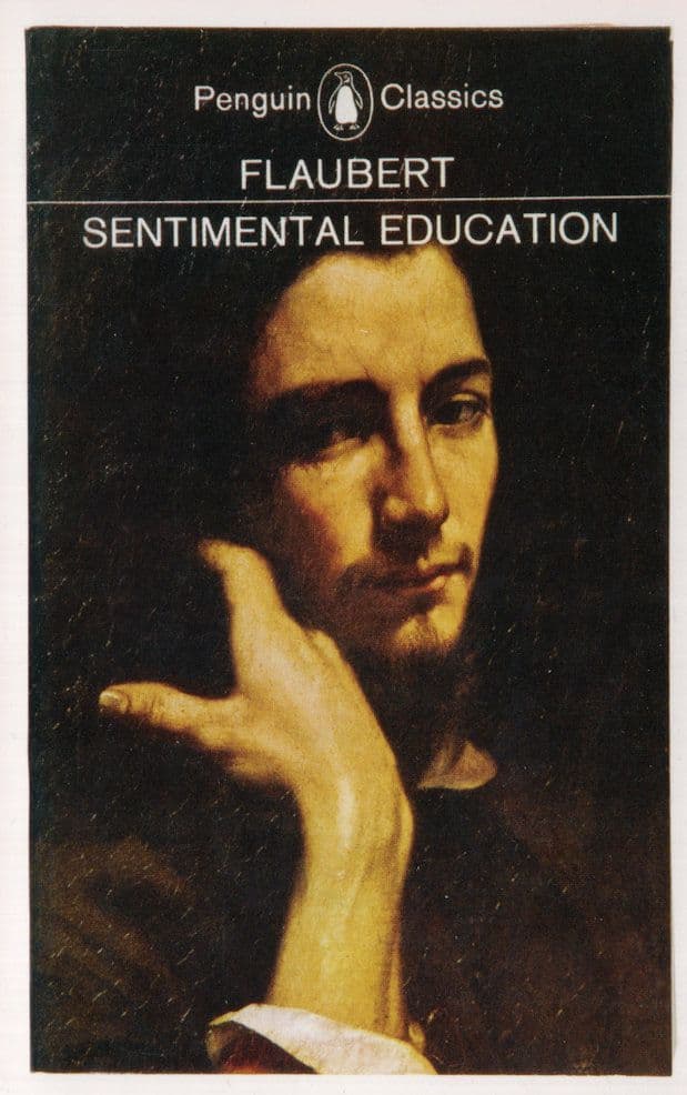 Flaubert Sentimental Education 1964 Book Postcard