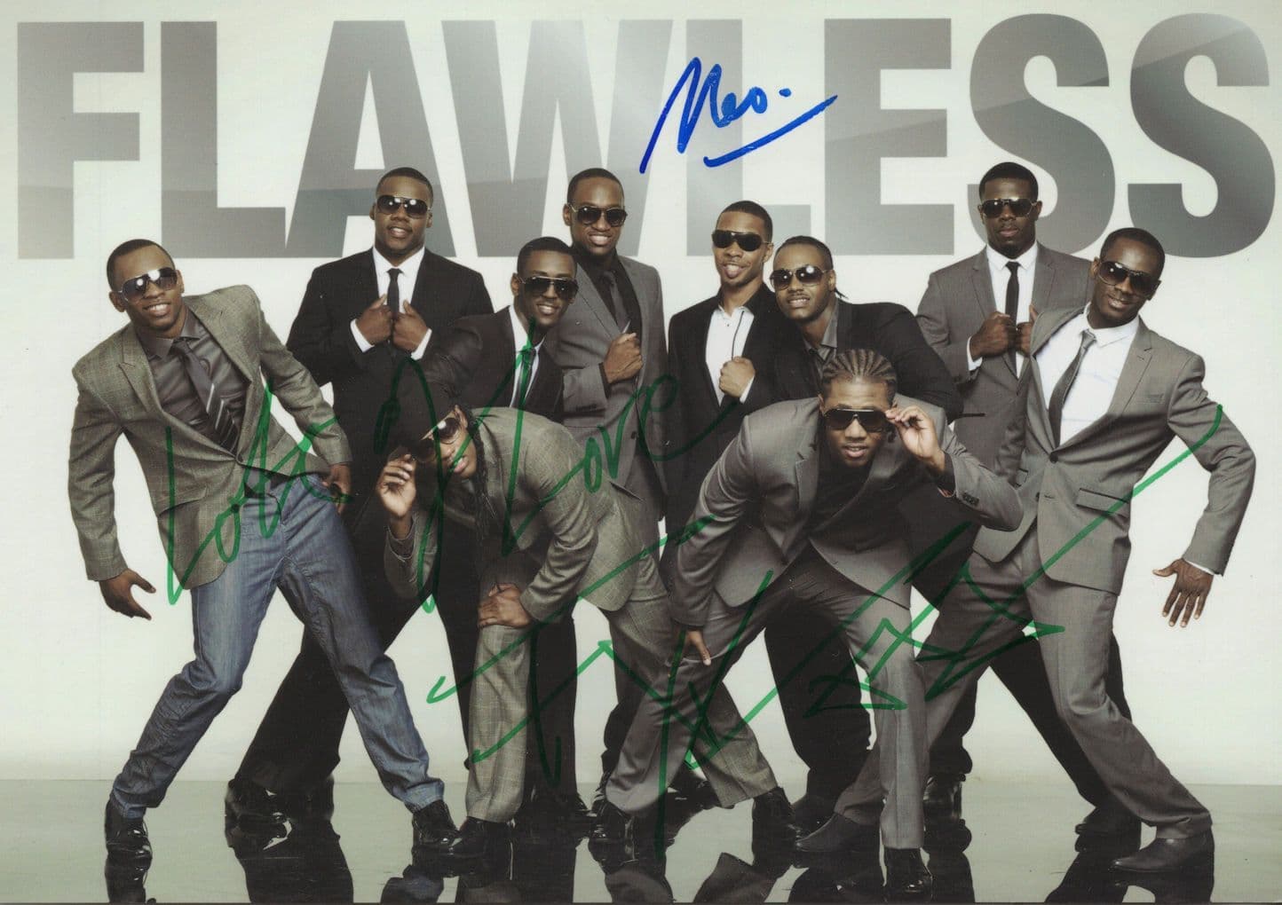 Flawless Of Britains Got Talent Vs Diversity Hand Signed Large Photo