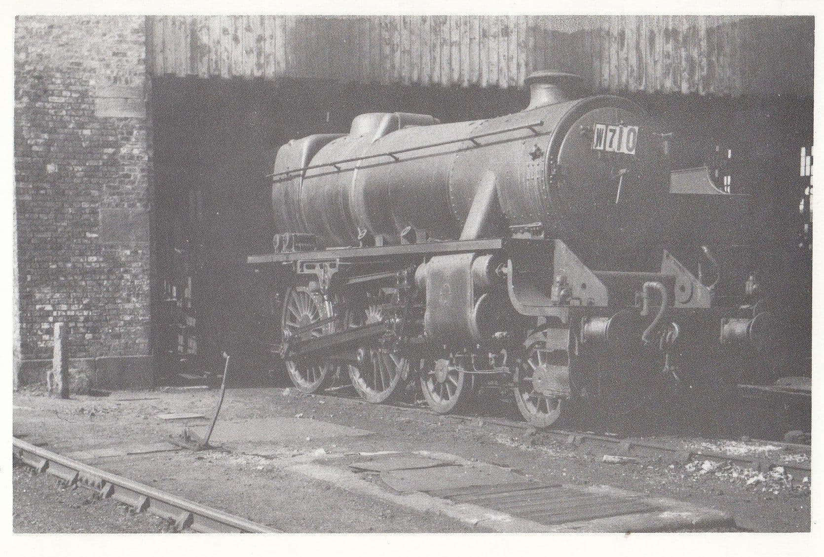 Fleetwood 1947 Station Railway 4948 Train MPD Lancashire Postcard