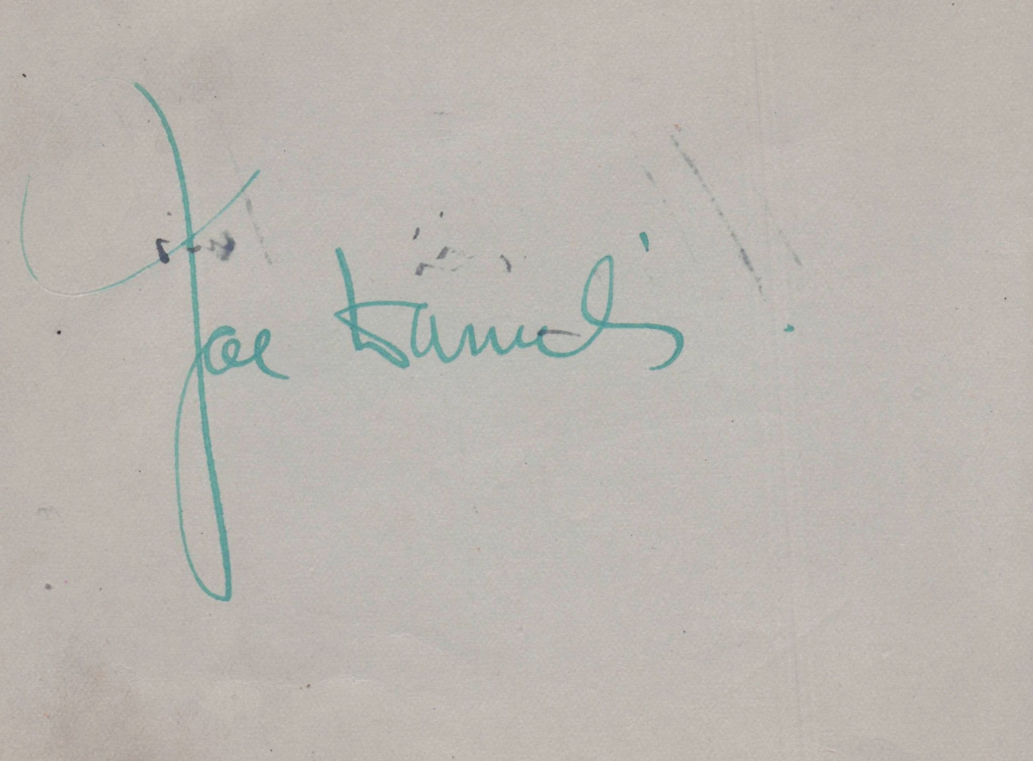 Florence Desmond Actress Double Old Hand Signed Autograph Page