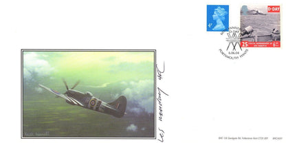 Flt Lt Les Monday DFC Tempest 257 Squadron D-Day Pilot LTD TO 47 Hand Signed FDC