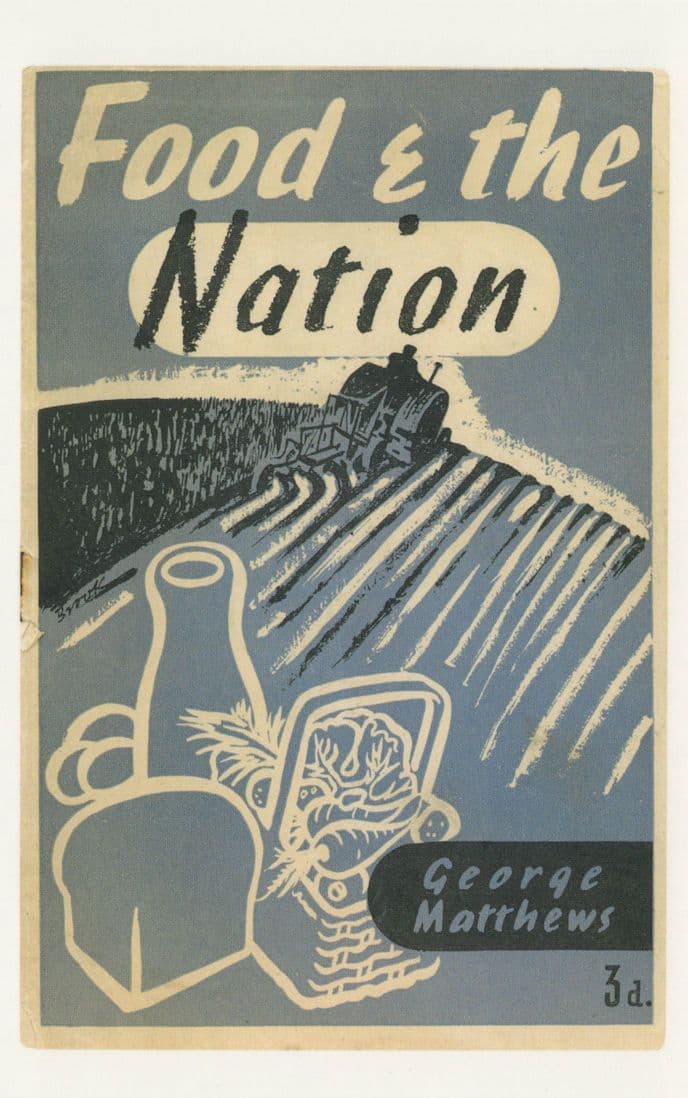 Food & The Nation 1943 Communist Party Book Postcard