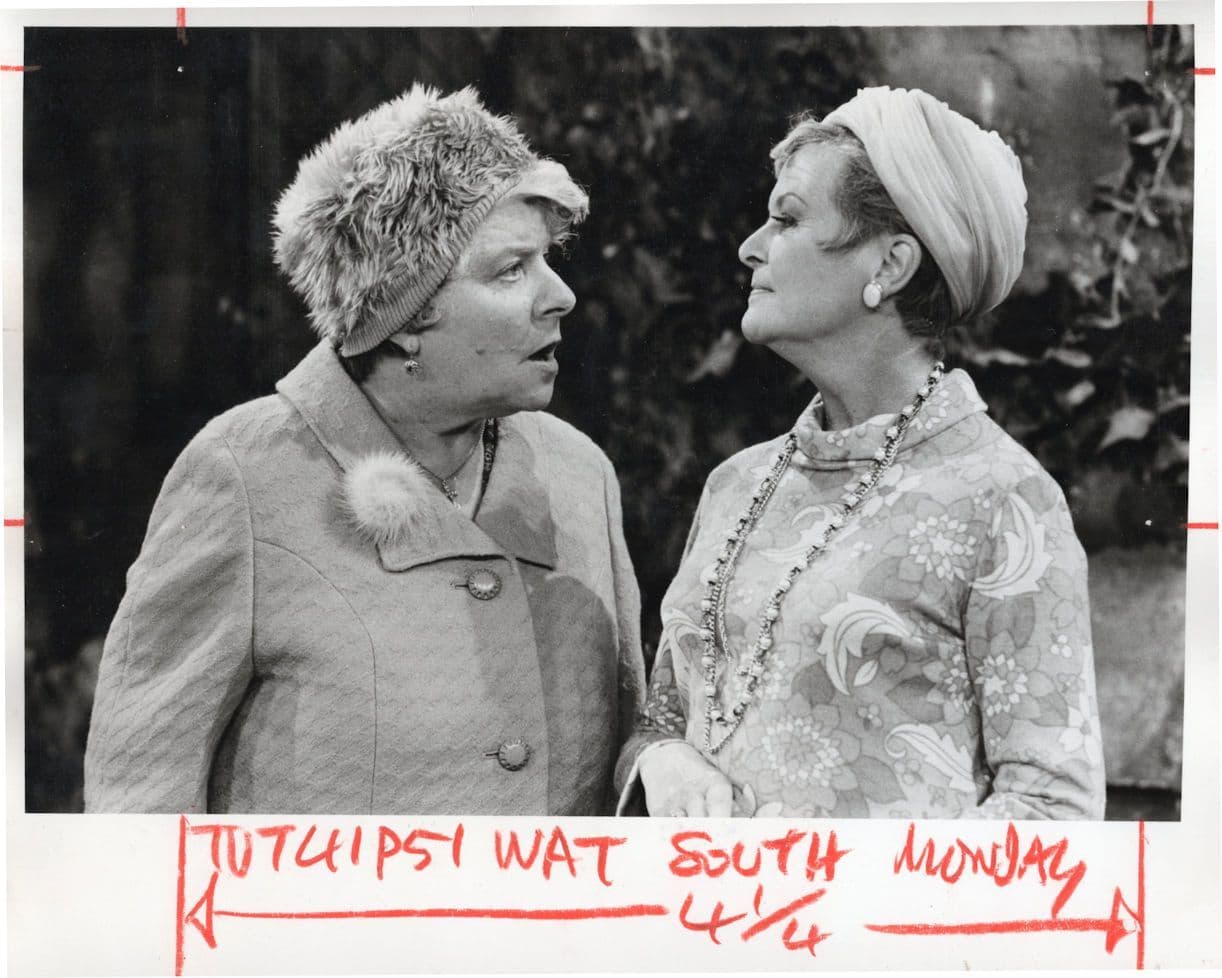 For The Love Of Ada Irene Handl & Elizabeth Hunt 10x8 TV Times Press Photo