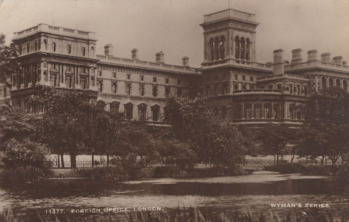 Foreign Office London WW1 1915 Real Photo Postcard