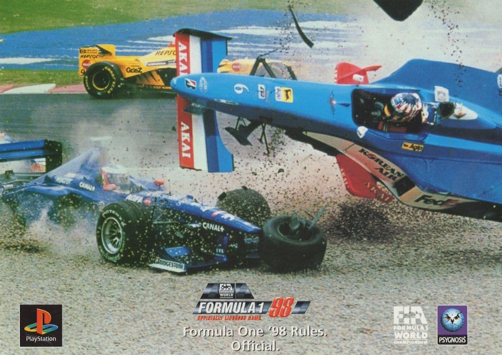 Formula 1 Playstation Game Australia Grand Prix Competition Postcard