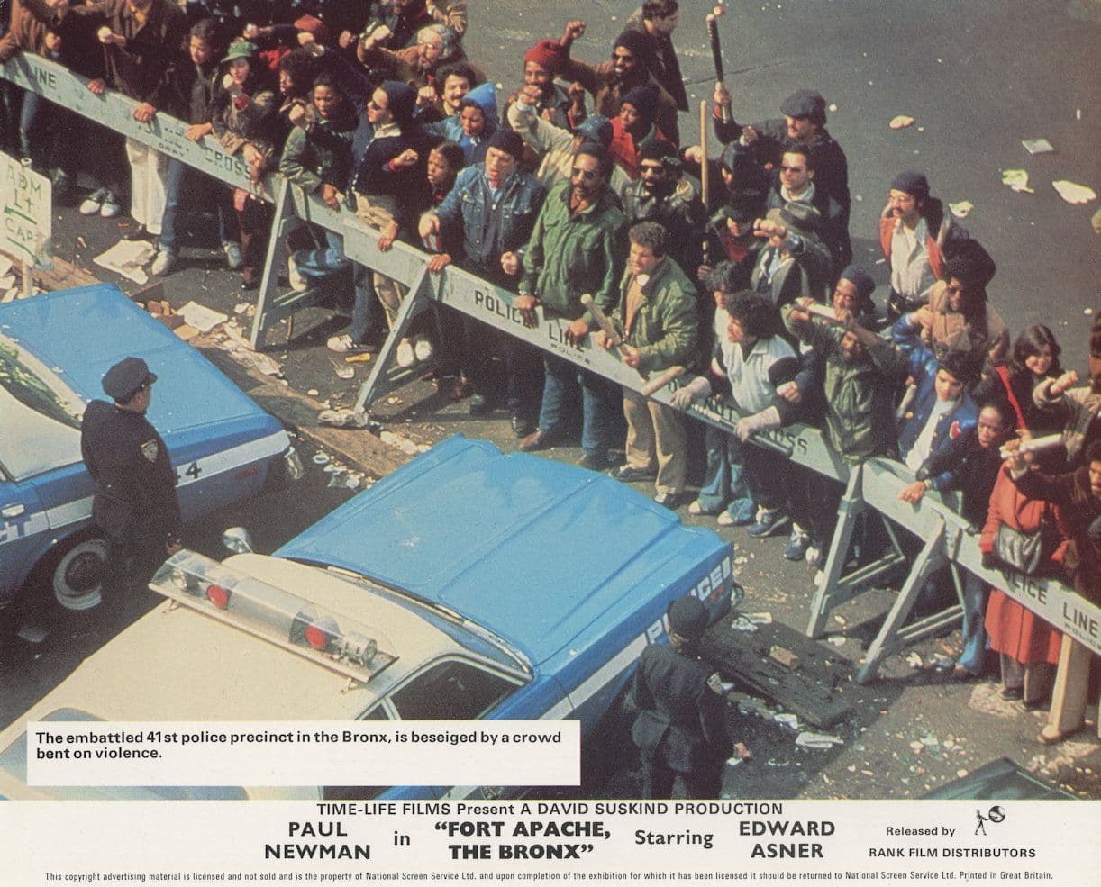 Fort Apache The Bronx New York Riot Film Movie Lobbycard