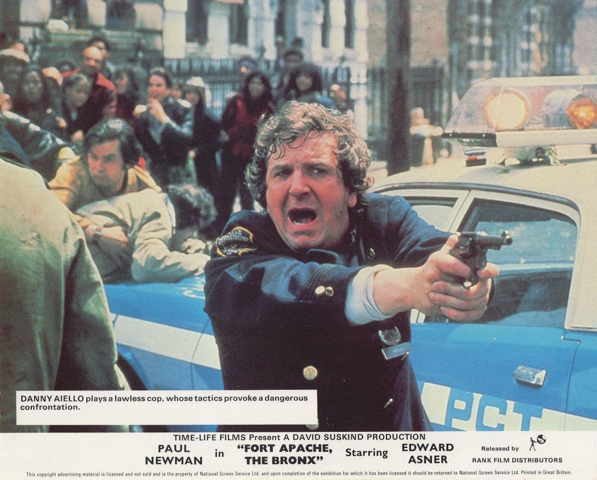 Fort Apache The Bronx Paul Newman Danny Aiello Film Lobbycard