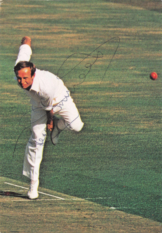 Derek Underwood Kent Club & England Cricket Hand Signed Photo