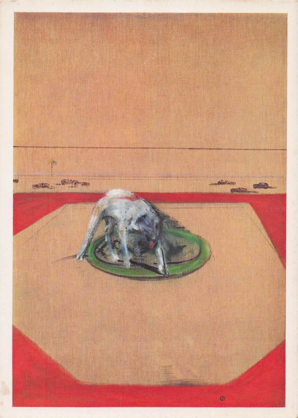 Francis Bacon Study Of A Dog Tate Gallery Painting Postcard