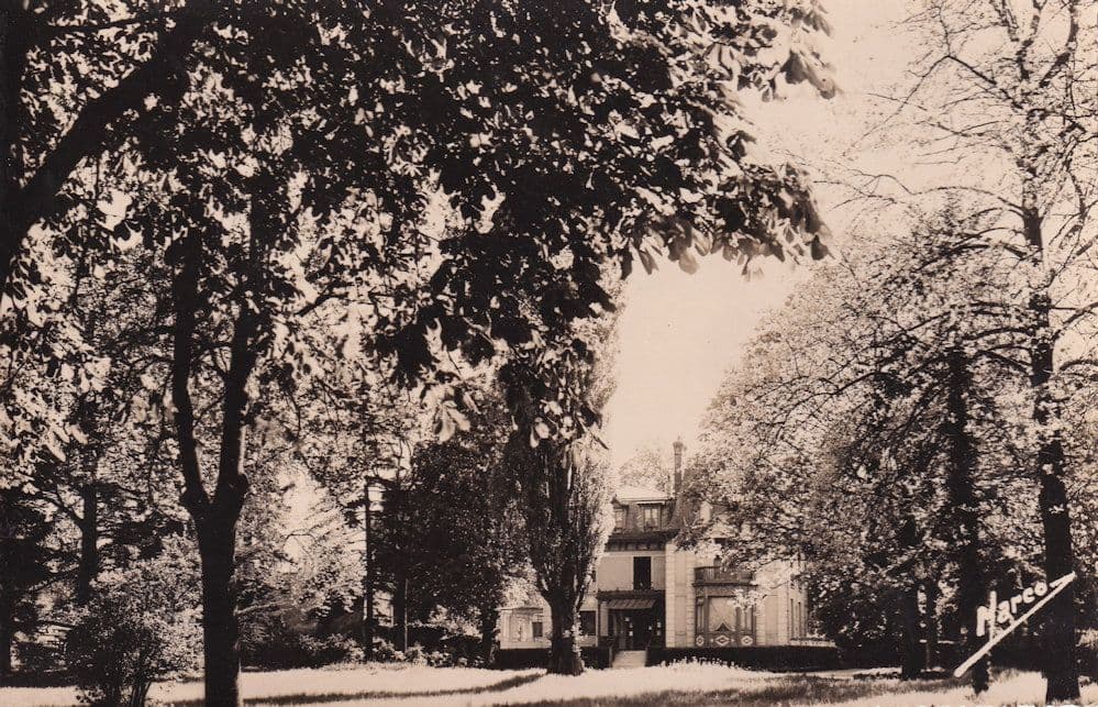 Franconville Parc De La Mairie Real Photo French Postcard