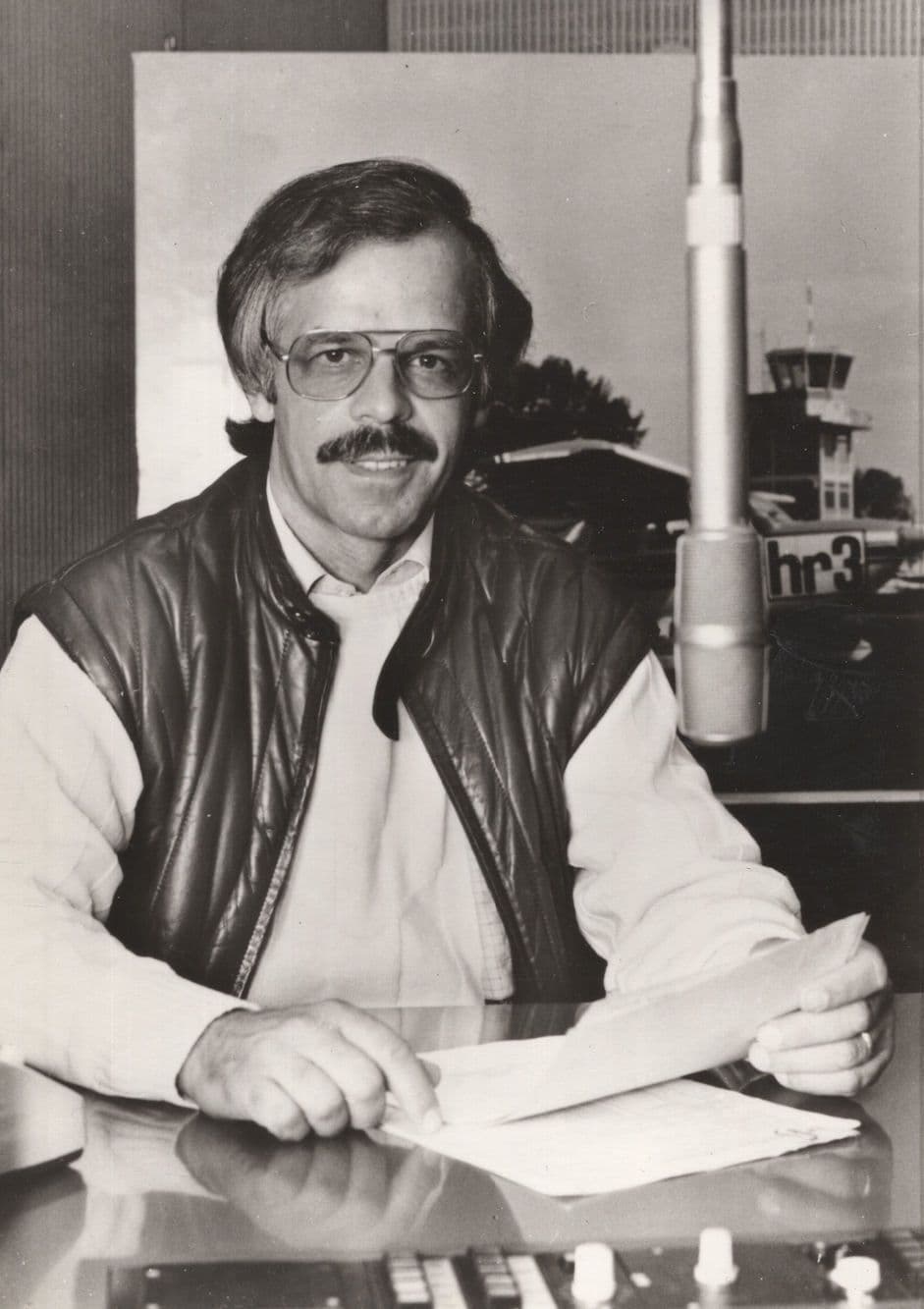 Frank Franke Hessischer Rundfunk TV Presenter German Photo Postcard