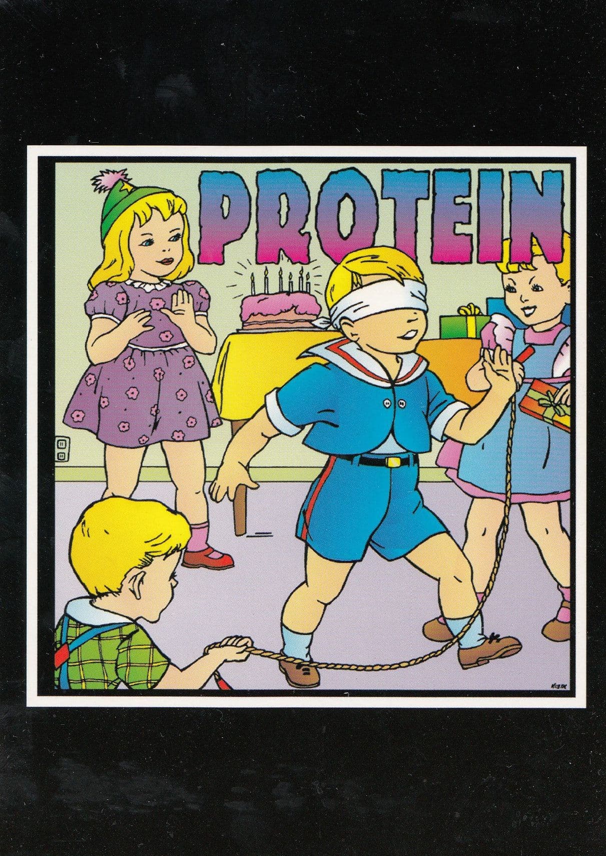Frank Kozik Protein Live Skipping Rope Rock Music Poster Art Postcard
