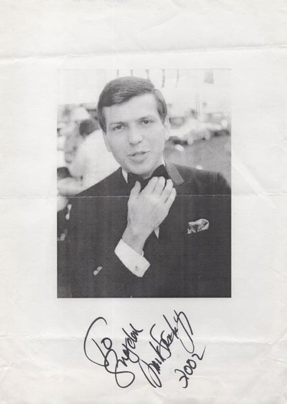 Frank Sinatra Jr Ultimate 3x Hand Signed Photo & His Office Envelope