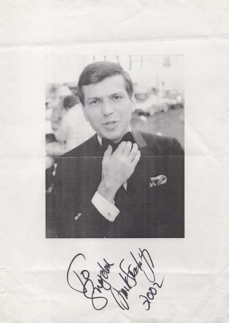 Frank Sinatra Jr Ultimate 3x Hand Signed Photo & His Office Envelope