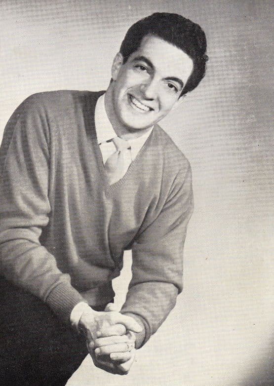 Frankie Vaughan 1950s Fan Club Official Antique Early Career Member Photo Card