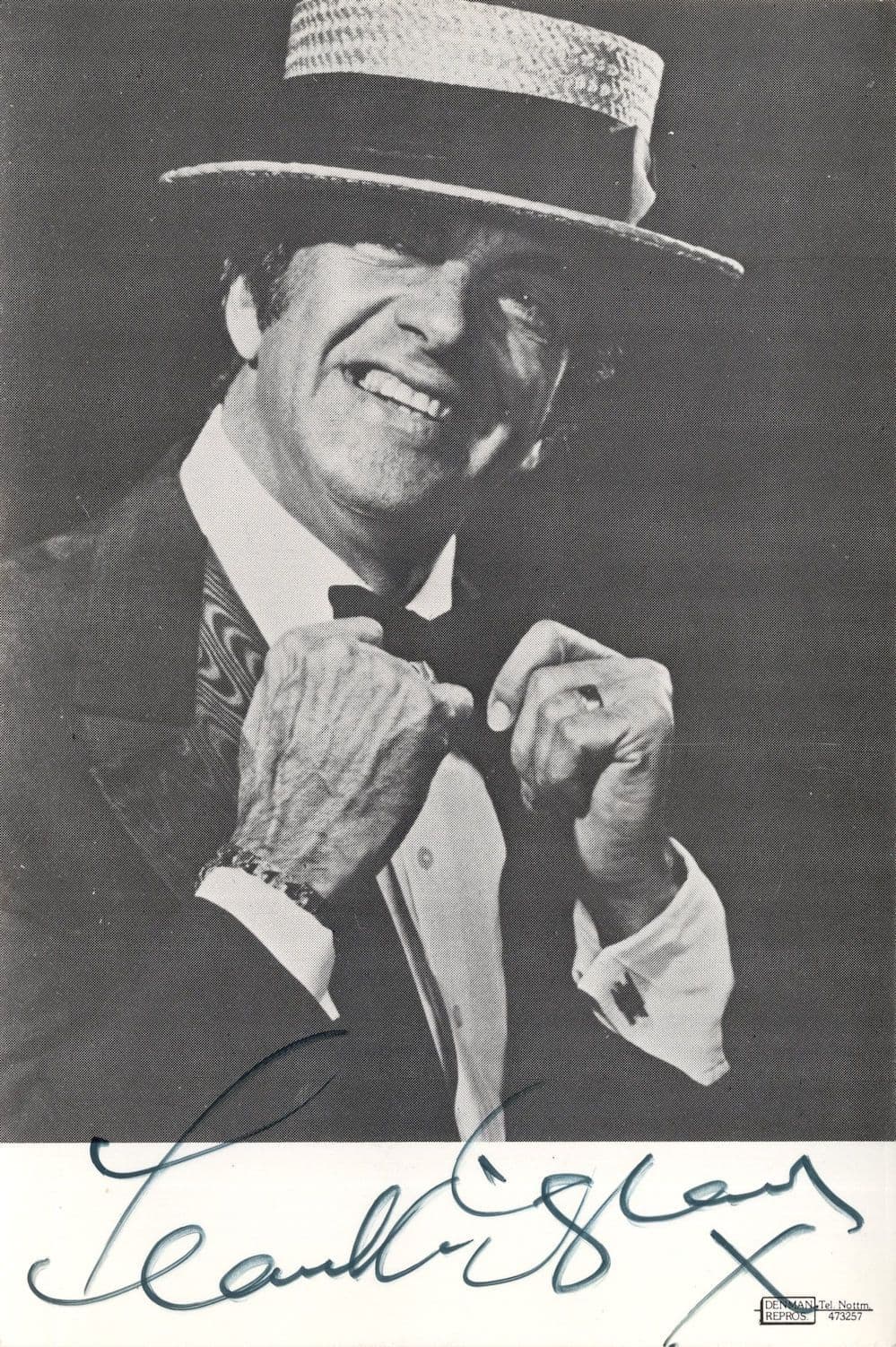 Frankie Vaughan Vintage Undedicated Hand Signed Photo