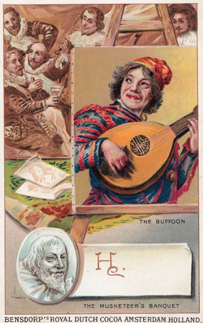 Frans Hals the Elder Dutch Painter Printed Signed Bendorps Postcard Trade Card