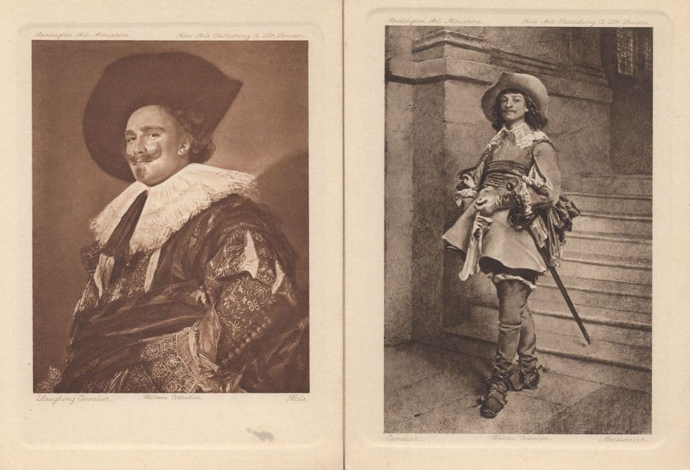 Franz Hals Laughing Cavalier Wallace 2x Painting Postcard