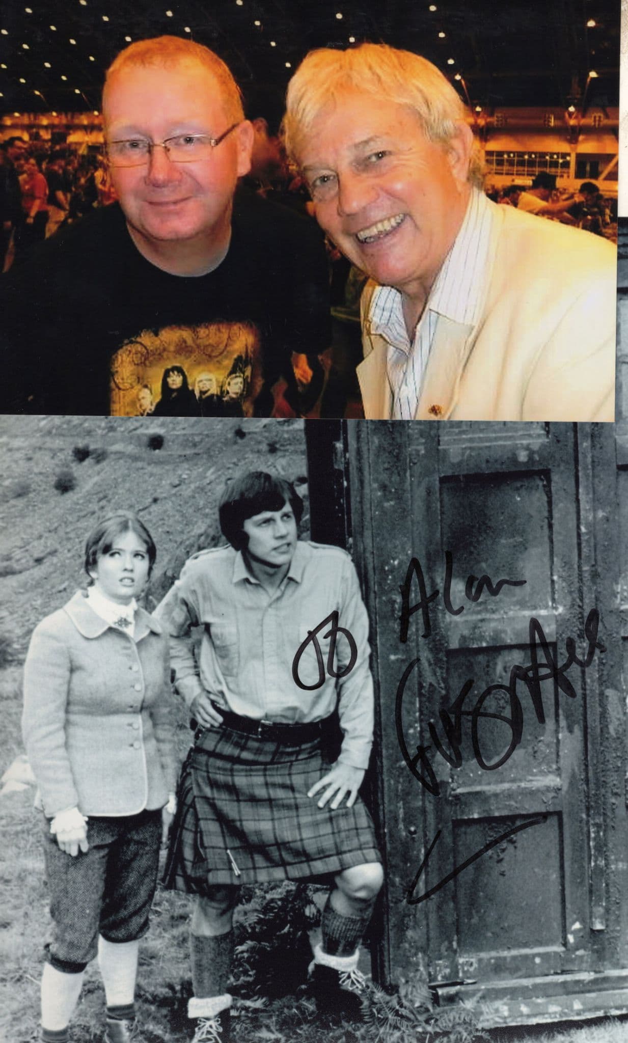 Frazer Hines Dr Who 10x8 Hand Signed Autograph & COA 2x PHOTO s