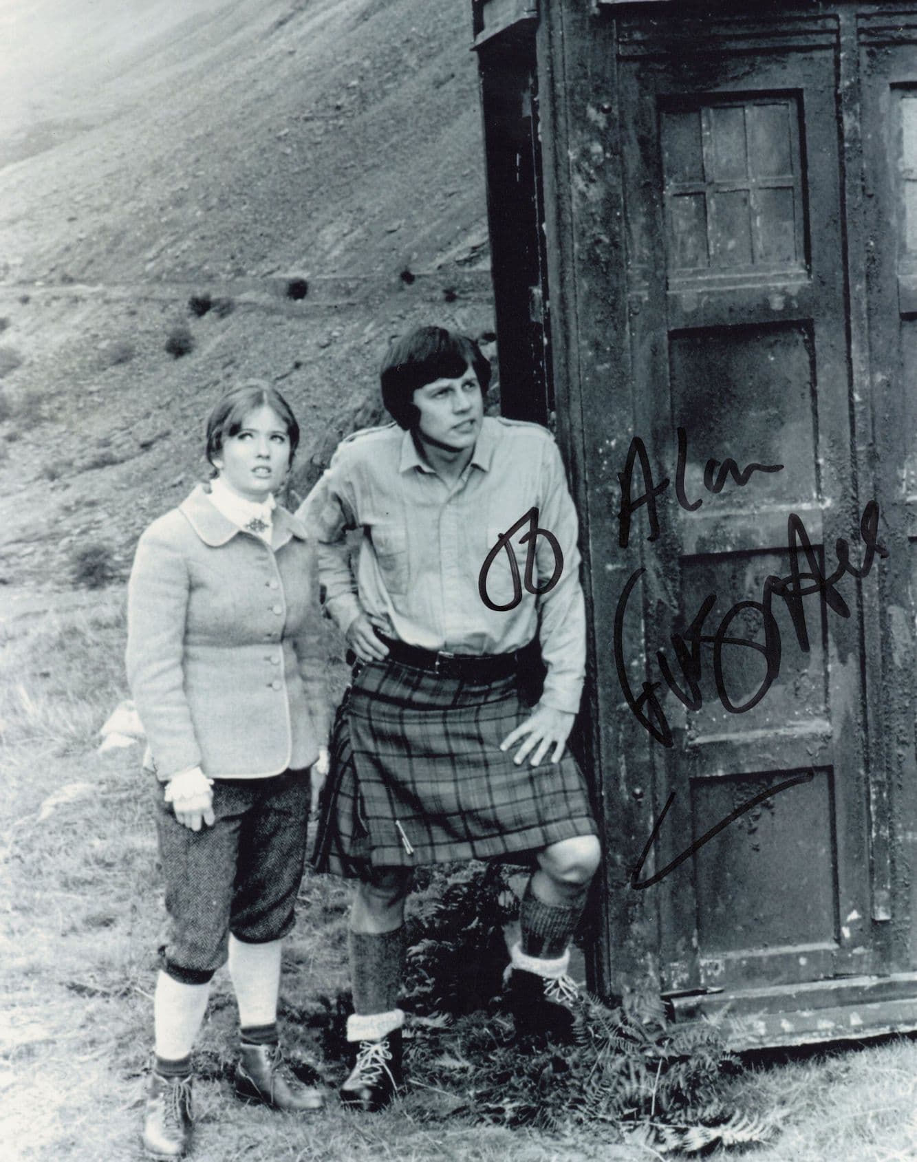 Frazer Hines Dr Who 10x8 Hand Signed Autograph & COA 2x PHOTO s