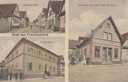 Freckenfeld Germersheim Germany 1915 WW1 Military War Postcard