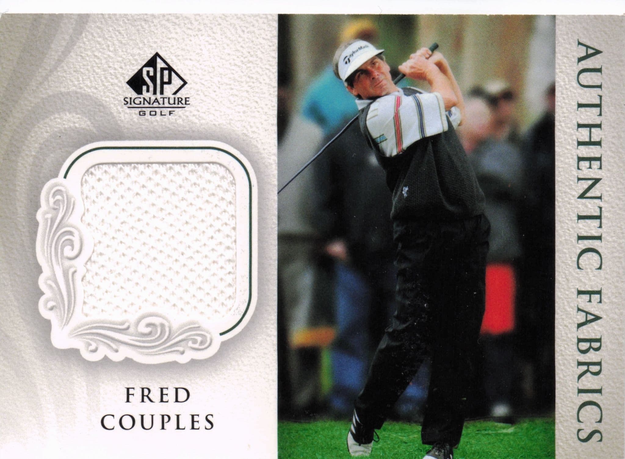 Fred Couples Authentic Fabrics 2004 Upper Deck Real Golf Shirt Card