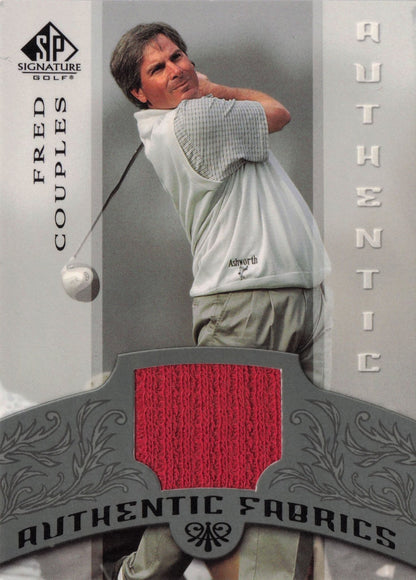 Fred Couples Authentic Fabrics 2005 Golf Upper Deck Worn Shirt Card