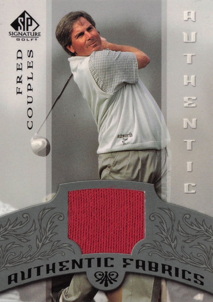 Fred Couples Authentic Fabrics 2005 SP Golf Upper Deck Worn Shirt Card