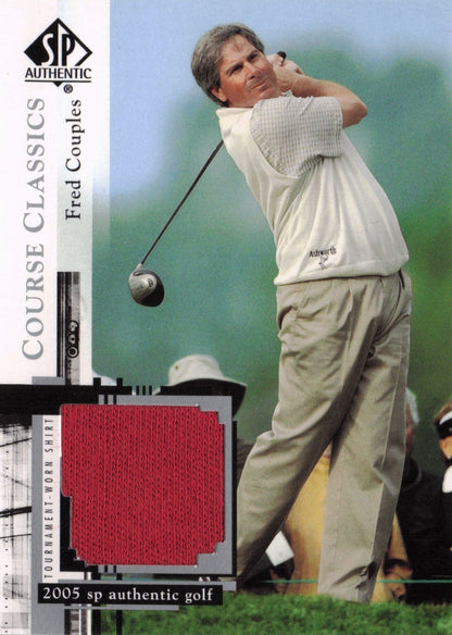 Fred Couples Course Classics 2005 Golf SP Upper Deck Worn Shirt Card