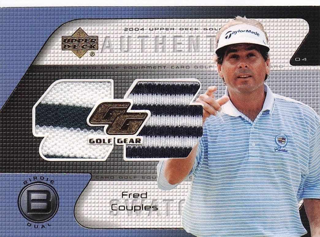 Fred Couples Golf Gear 2004 Authentic Real Shirt Swatch Upper Deck Card