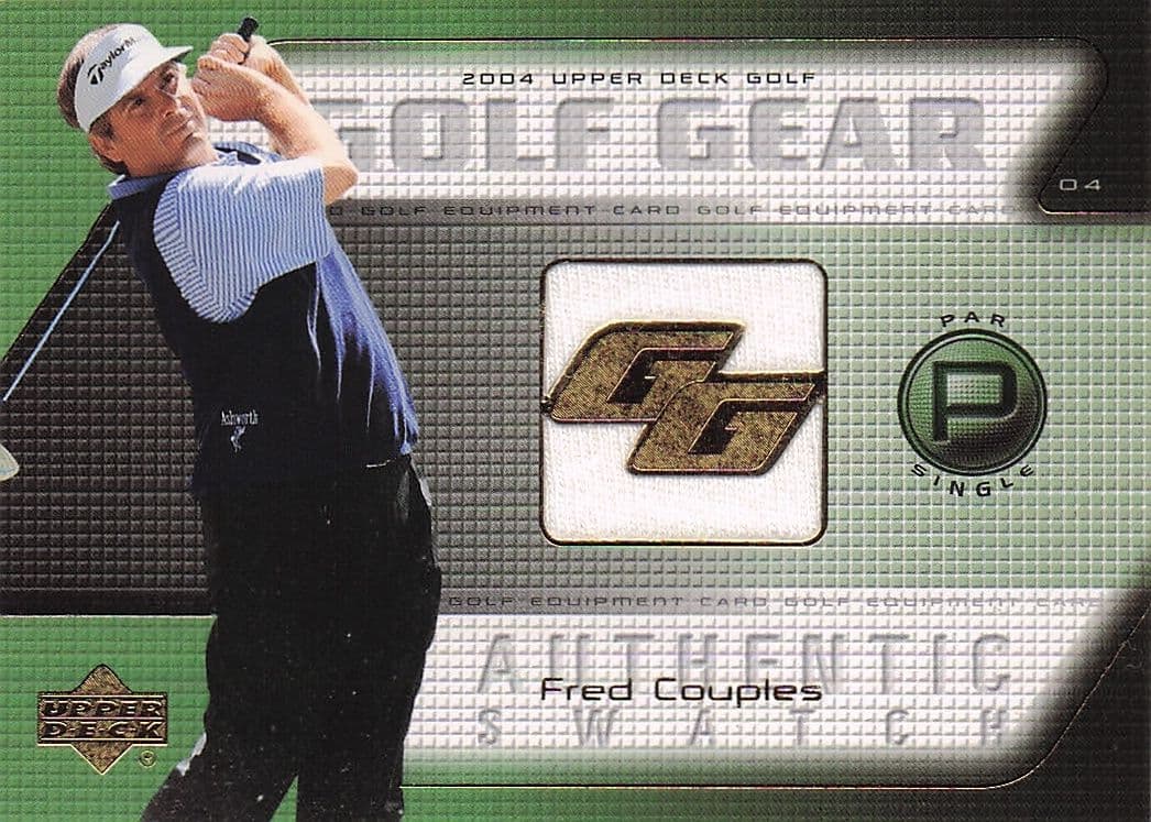 Fred Couples Golf Gear Player Shirt Swatch Upper Deck Card