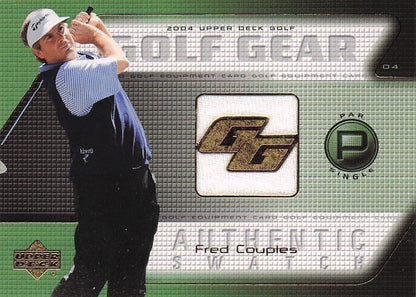Fred Couples Golf Gear Player Shirt Swatch Upper Deck Card