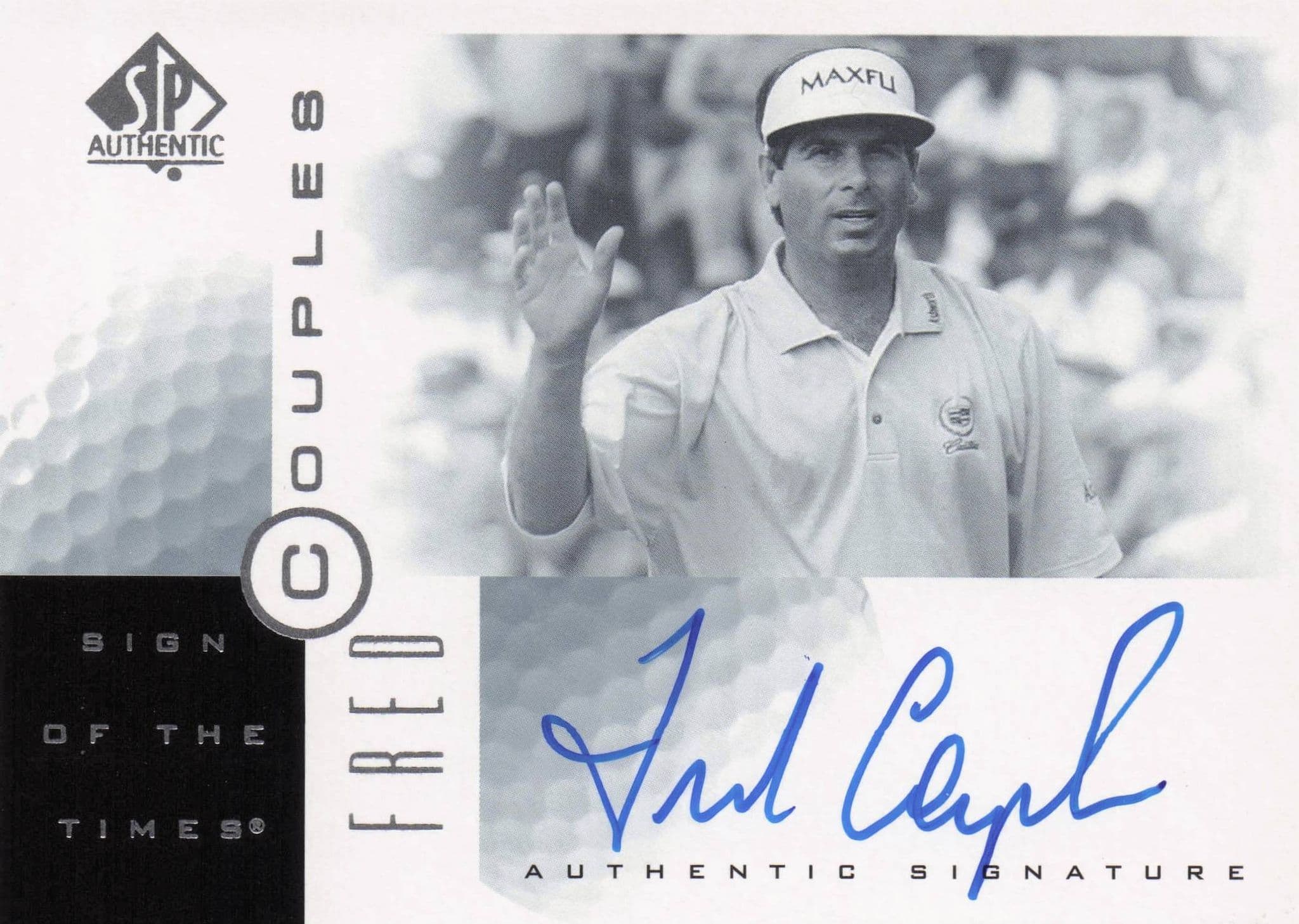 Fred Couples Sign Of The Times Hand Signed 2001 SP Golf Autograph Card