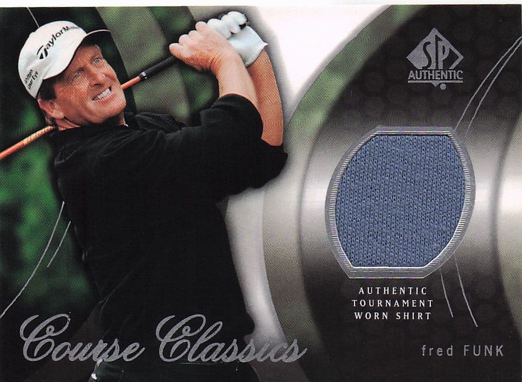 Fred Funk Course Classics 2004 Authentic Tournament Upper Deck Golf Shirt Card