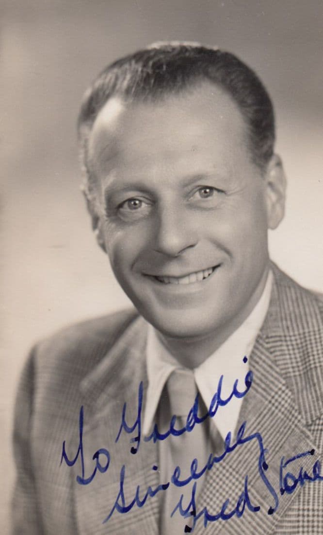 Fred Stone of Laurel & Hardy The Trail Of The Lonesome Pine Hand Signed Photo