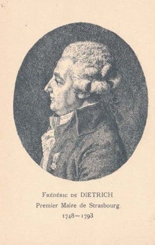 Frederic De Dietrich Strasbourg German Mayor Postcard
