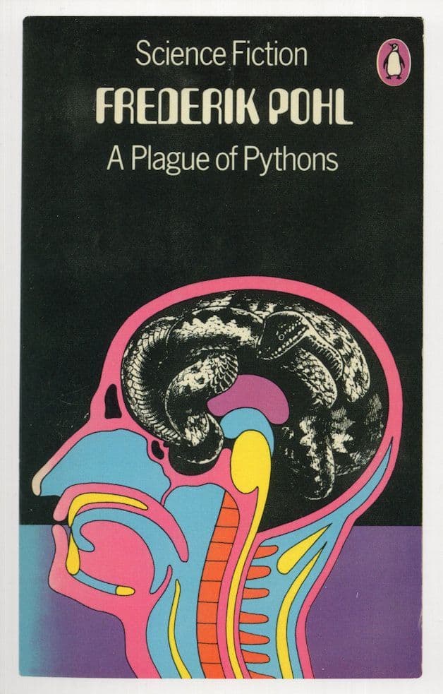 Frederick Pohl A Plague Of Pythons 1973 Book Postcard