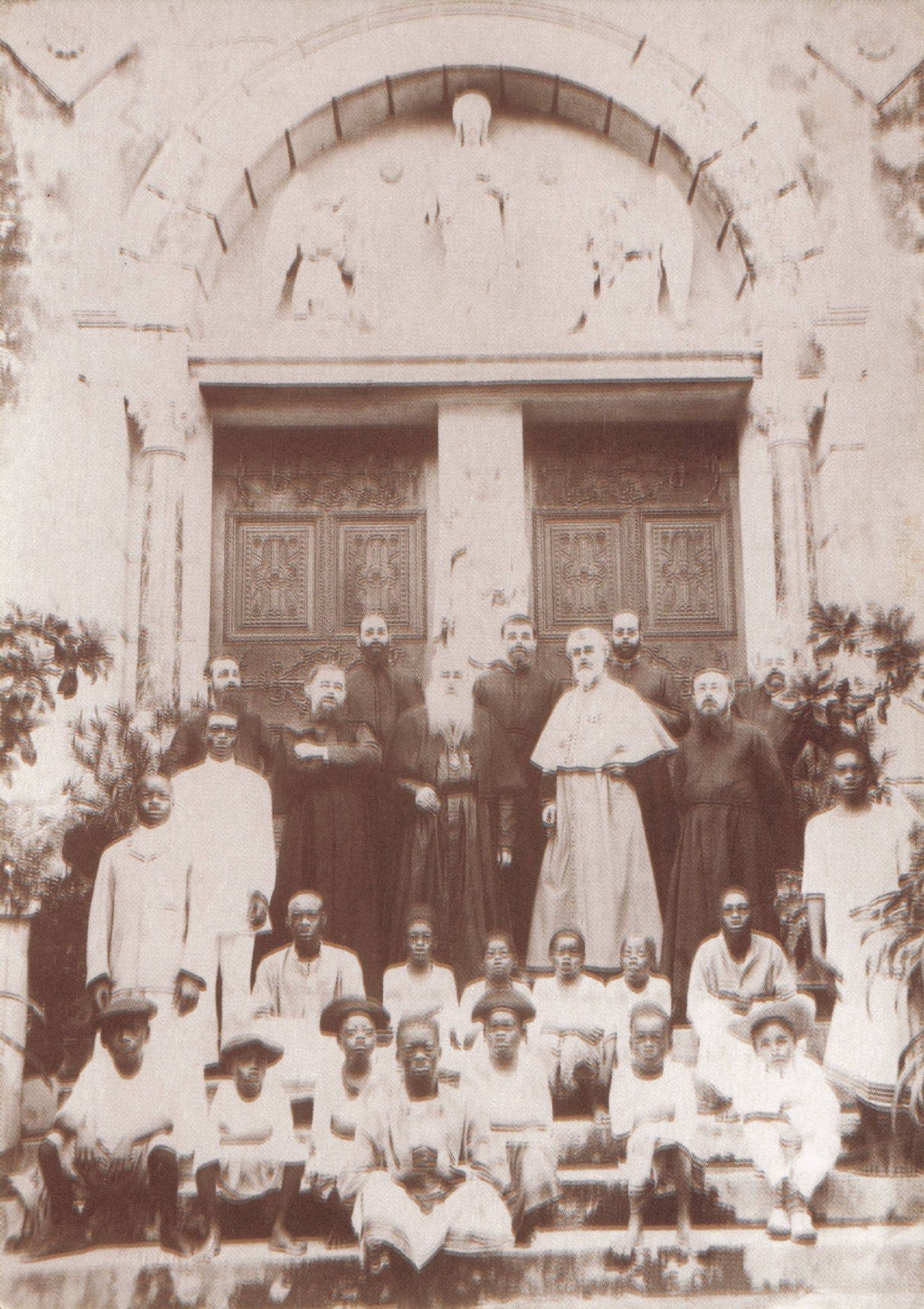 Freed Slaves Arab Cloths at St Joseph's Roman Catholic Cathedral RPC Postcard