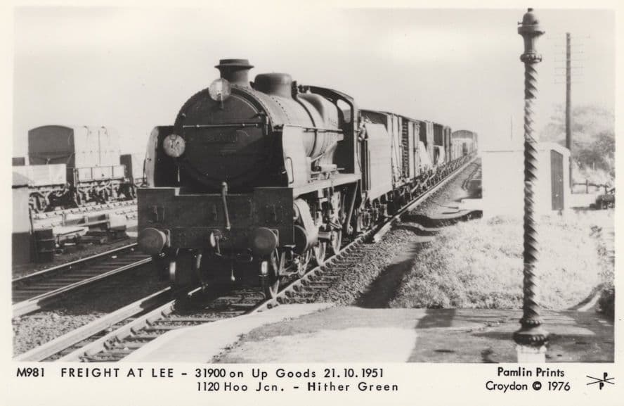 Freight At Lee Hither Green London Train Railway Station Postcard