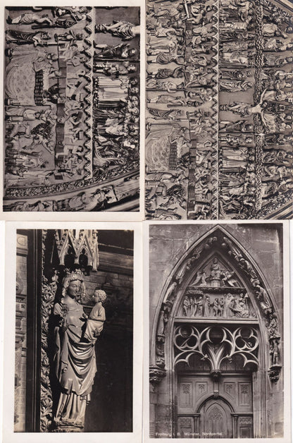 Freisburg Germany 16x Madonna Religious Art Sculpture German Old Postcard s