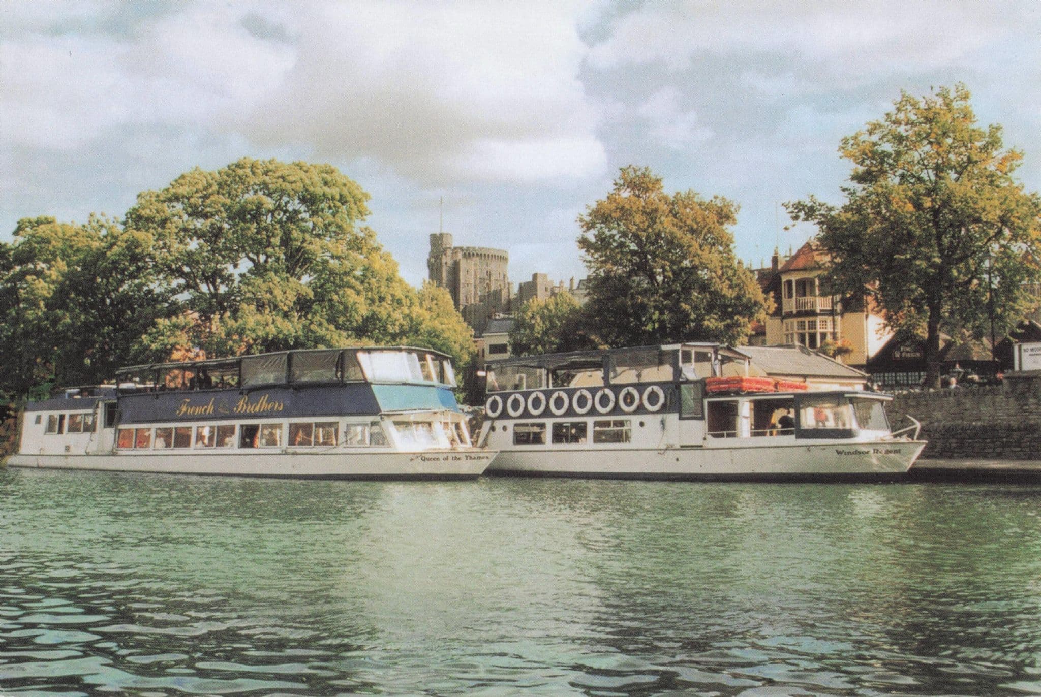 French Brothers River Thames London Guided Tours Advertising Postcard
