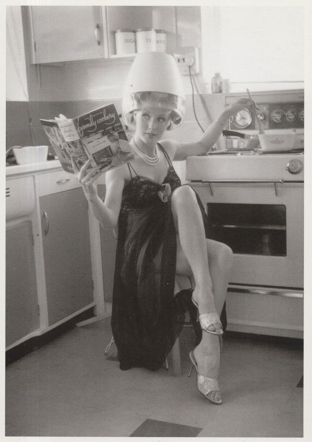 French Kitchen Hairdryer Hairdresser 2003 France Photo Award Postcard