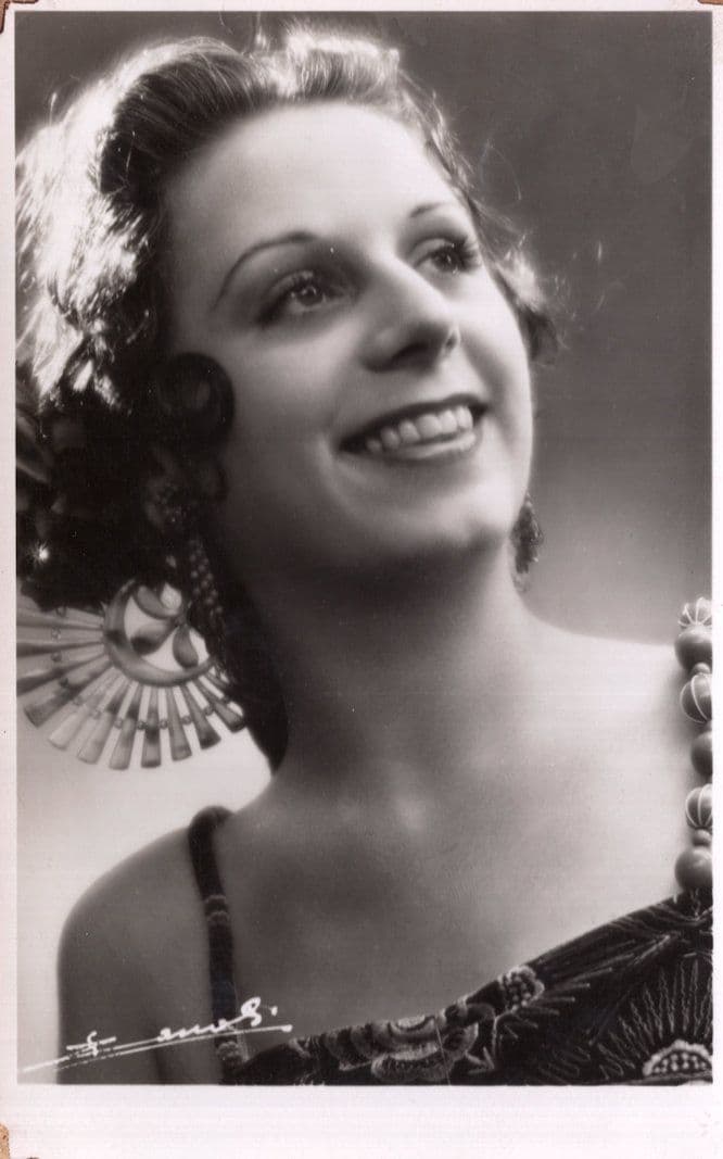 French Vintage 1940s Postcard Size Photo Unidentified Actress 6