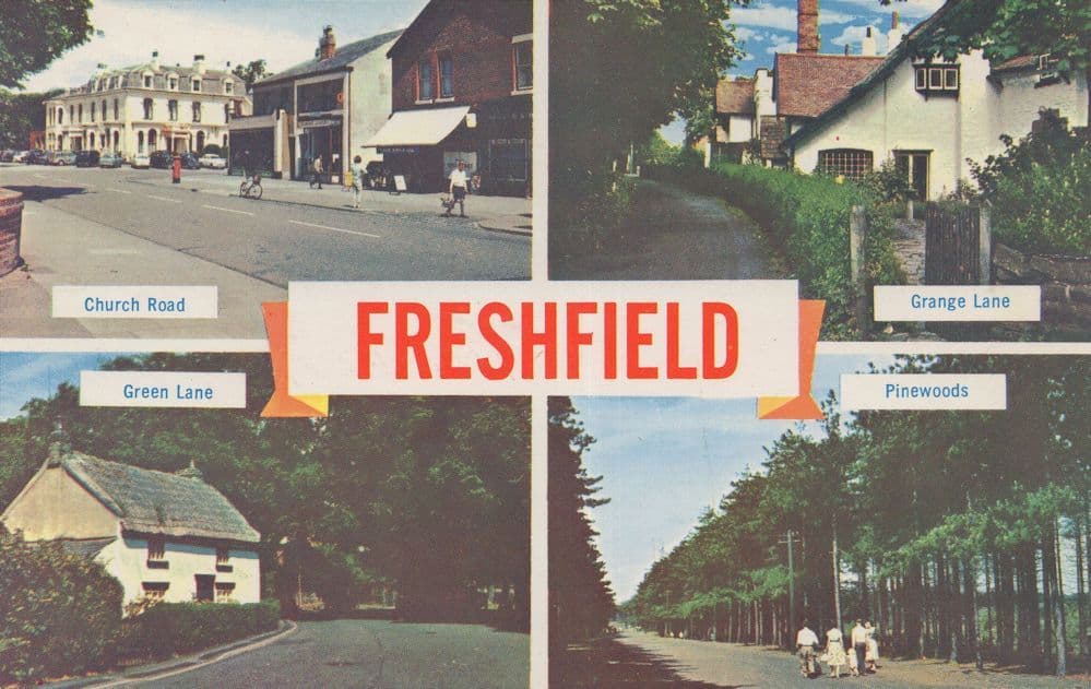 Freshfield Lancashire Rare 1970s Postcard